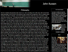Tablet Screenshot of johnrusson.com